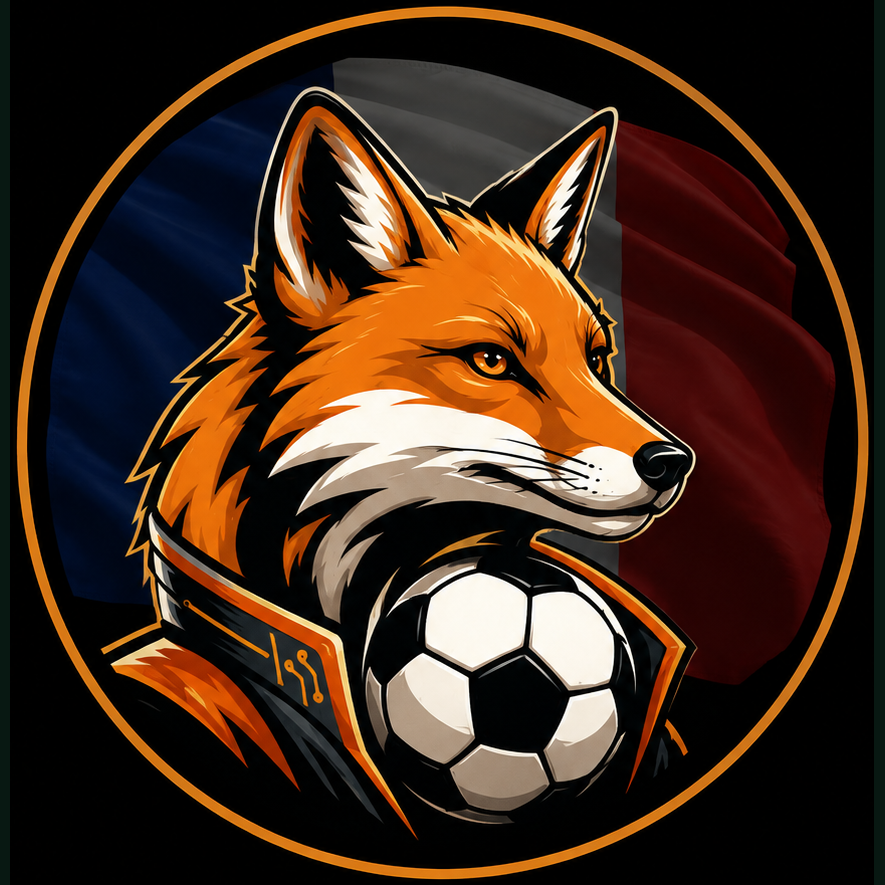 Logo FoxMatch — renard au ballon